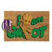 Guardians of the Galaxy Door Mat (Move Along Design) Coir Doormat, Outside and Inside Door Mat 40cm x 60cm - Official Merchandise