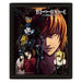 Pyramid International Death Note Poster in 3D (Connected by Fate Design) Lenticular 3D Wall Art and Posters in Black Picture Frame 25cm x 20cm x 1.5cm - Official Merchandise
