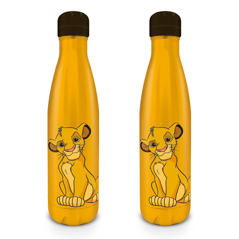 Pyramid International Disney The Lion King Metal Drinks Bottle (Simba Design) 19oz / 540ml Water Bottle - Official Merchandise