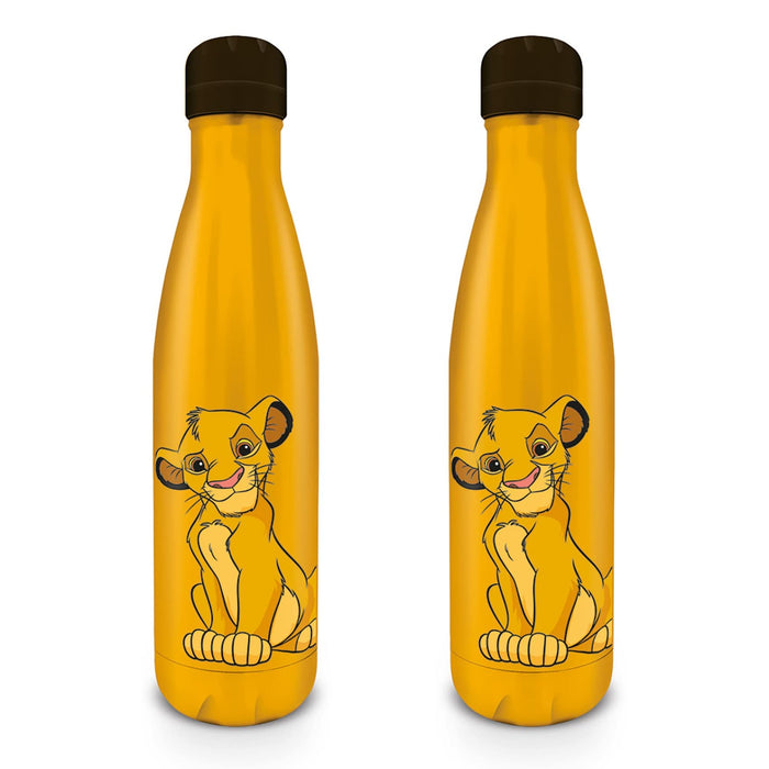 Pyramid International Disney The Lion King Metal Drinks Bottle (Simba Design) 19oz / 540ml Water Bottle - Official Merchandise