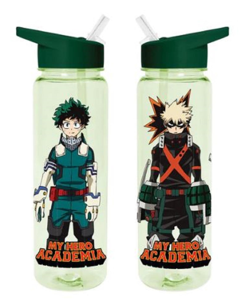 My Hero Academia Water Bottle (Rivals Design) Clear Plastic Water Bottle 540ml - Official Merchandise