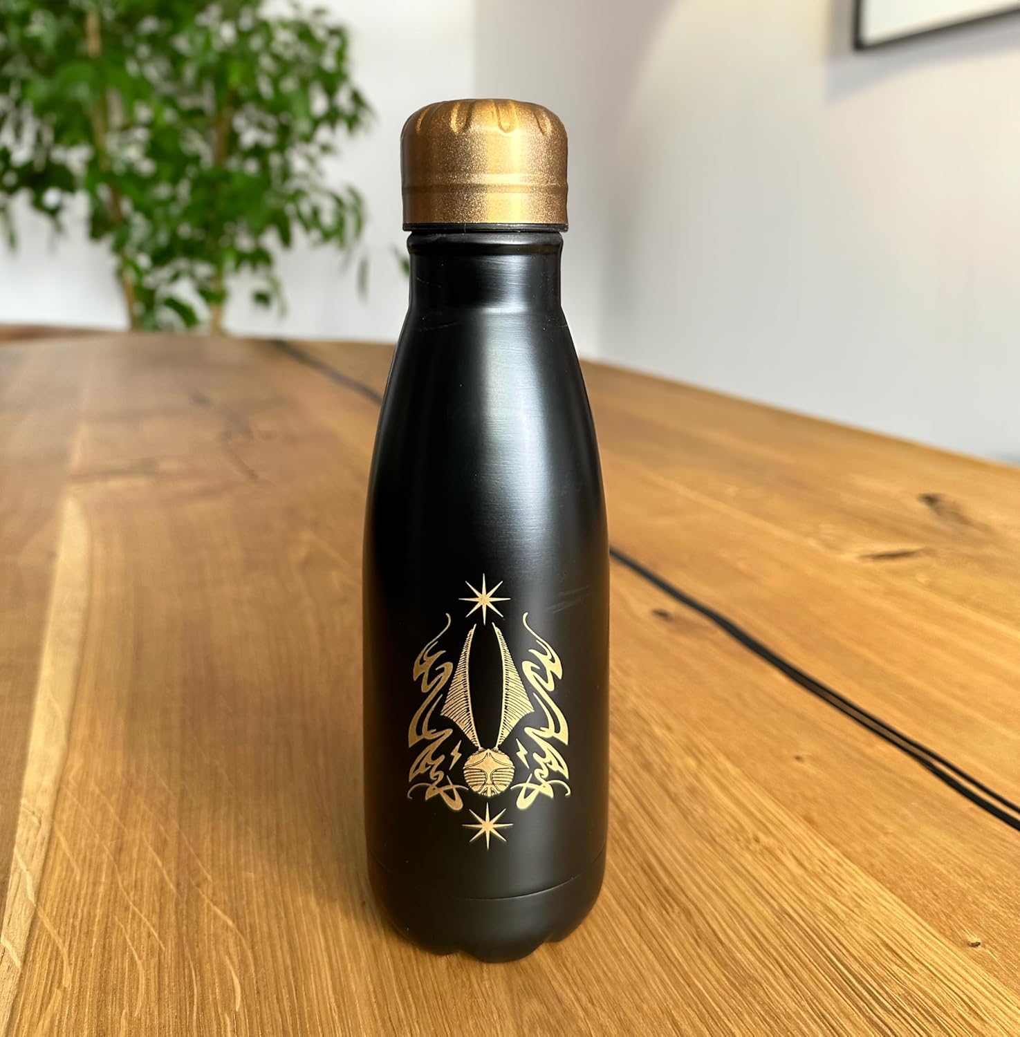 HARRY POTTER Mini Cola Bottle (Quidditch Snitch Design) Metal Water Bottle 540ml Boys and Girls Water Bottle, HARRY POTTER Gifts for Girls and Boys, HARRY POTTER Gifts for Women - Official Merchandise