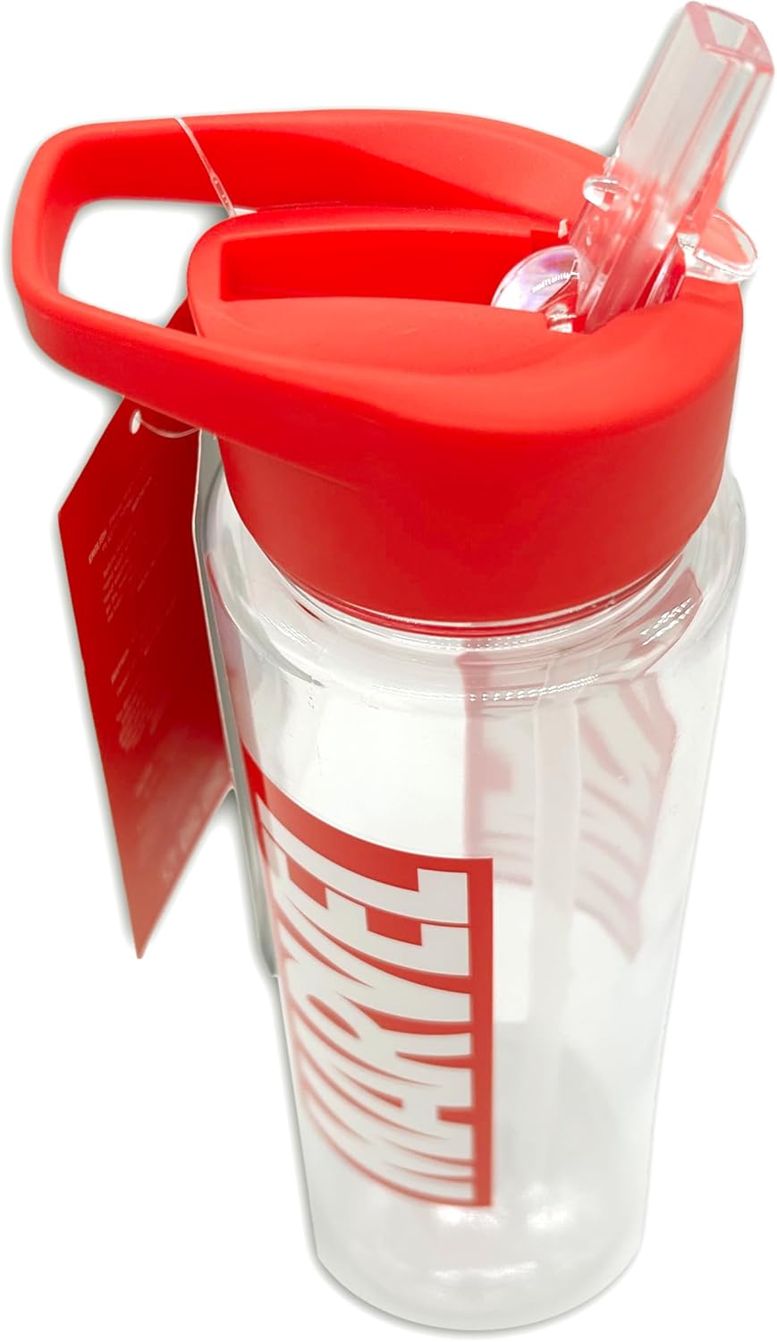 Marvel Water Bottle (Logo Design) 700ml Plastic Water Bottle, Girls Water Bottle, Boys Water Bottle, Kids Water Bottle, Marvel Gifts for Men, Women and Kids - Official Merchandise
