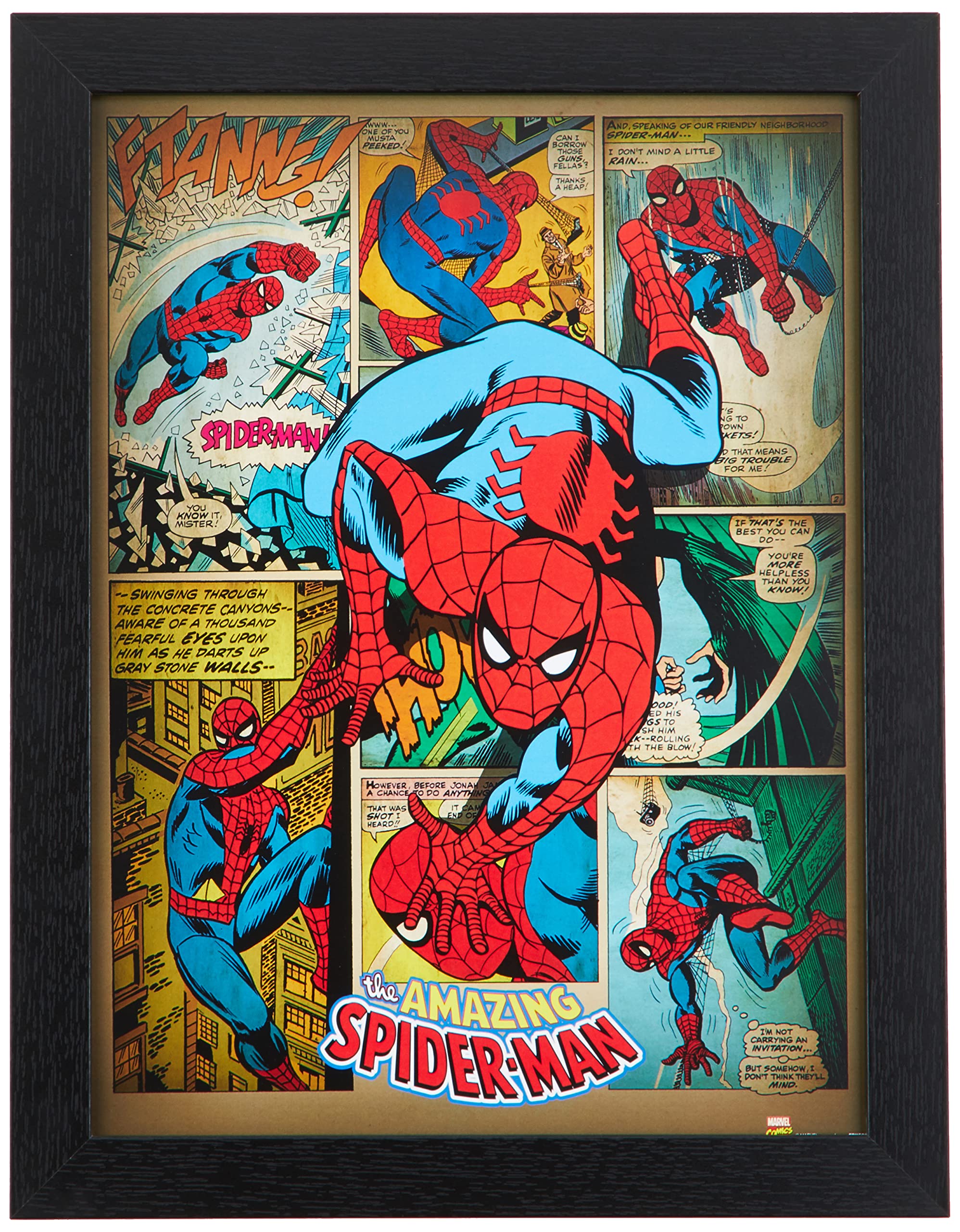 SPIDER-MAN - Retro - Collector Print 30x40cm
