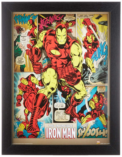 IRON MAN - Retro - Collector Print 30x40cm