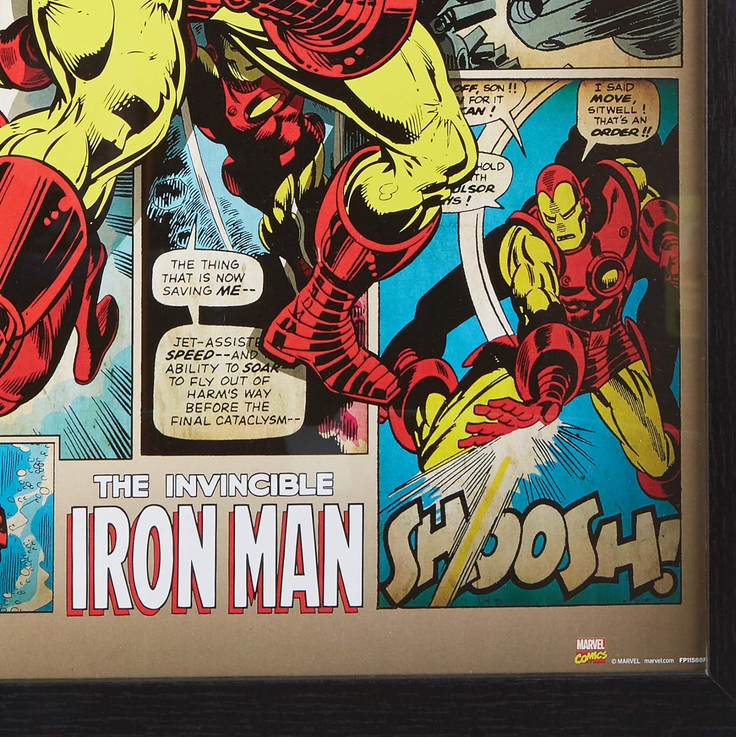 IRON MAN - Retro - Collector Print 30x40cm