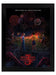 Stranger Things FP12526P-PL Bilderrahmenbild, 30 x 40 cm, One Summer, Mehrfarbig, 31 x 41 x 1, 5 cm