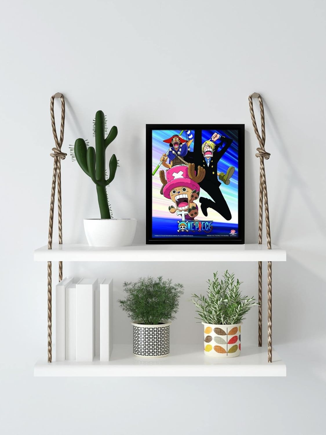 Pyramid International Europe One Piece 3D Lenticular Poster im Rahmen (STRAW HAT PIRATES ASSAULT) 25cm x 20cm x 1.5cm - Offizielles Lizenzprodukt