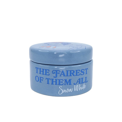 Half Moon Bay - Disney Snow White Ceramic Trinket Box Round - Trinket Box With Lid - 5.5x7.7cm Home Princess