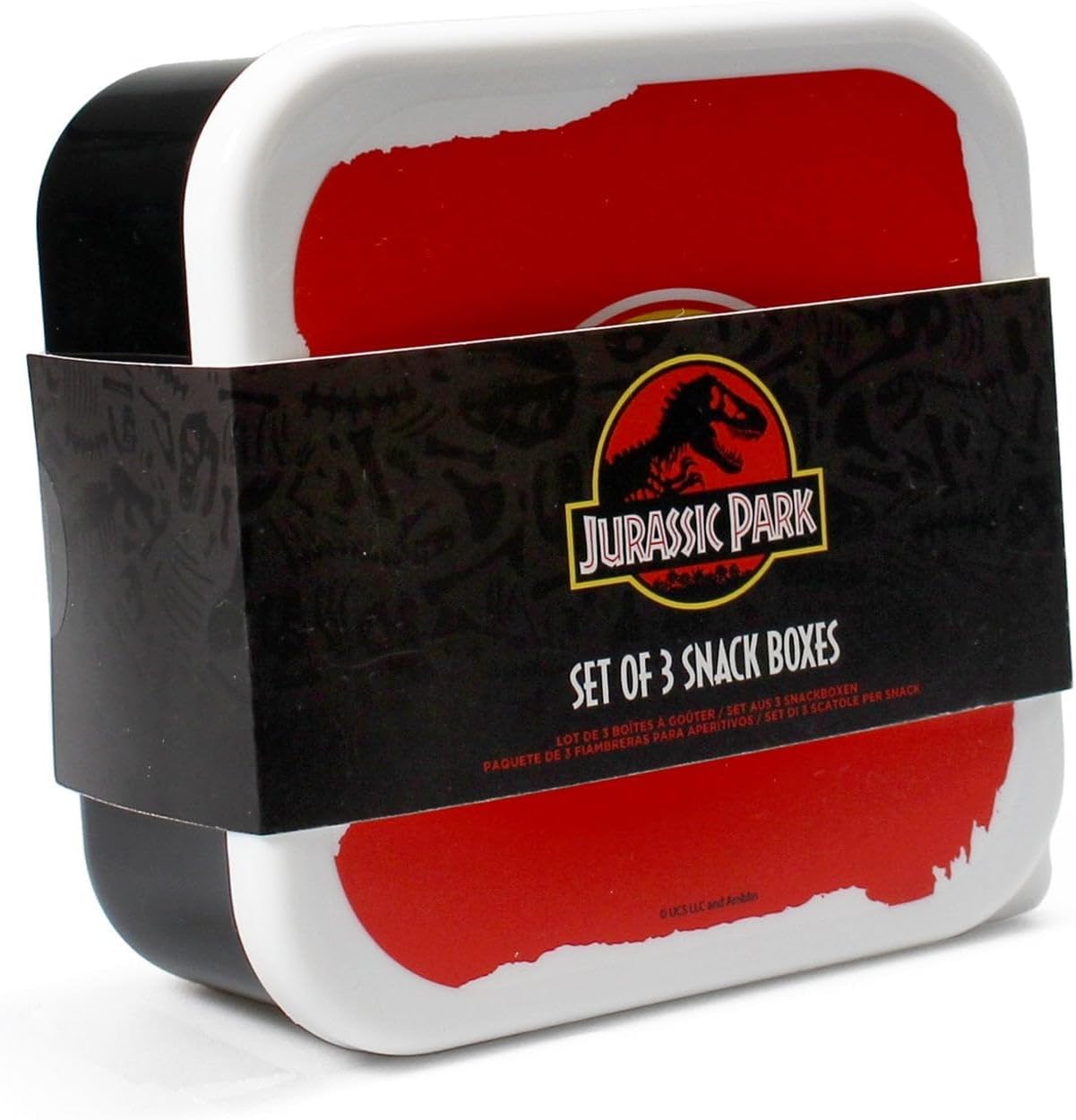 JURASSIC PARK - Isla Nubar - Set of 3 Lunch Boxes