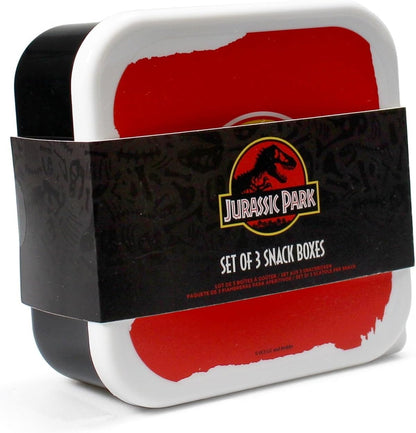 JURASSIC PARK - Isla Nubar - Set of 3 Lunch Boxes