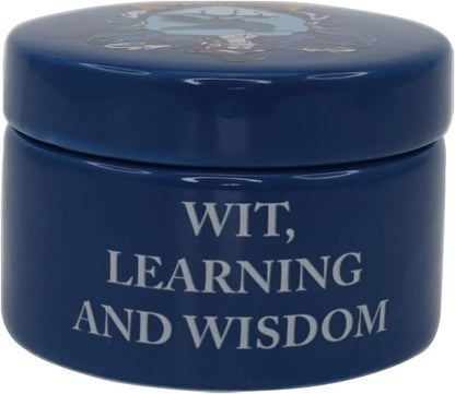 Harry Potter Ceramic Trinket Box Round - Ravenclaw - Trinket Box With Lid - 6cm Décor - Ravenclaw Gifts