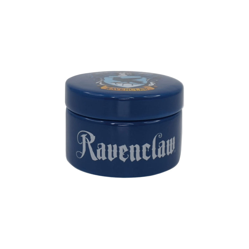 Harry Potter Ceramic Trinket Box Round - Ravenclaw - Trinket Box With Lid - 6cm Décor - Ravenclaw Gifts