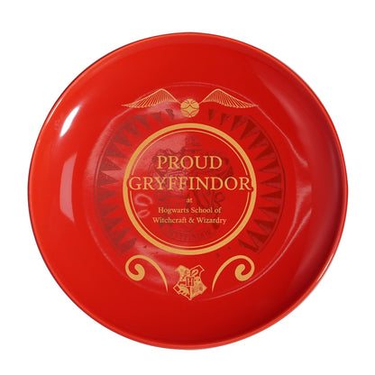 Harry Potter Half Moon Bay Grifondoro piatto | Piatti e piatti piani per bambini | Piatto singolo decorazioni per feste regali per donne | Piatti riutilizzabili | Lavabile in lavastoviglie e microonde