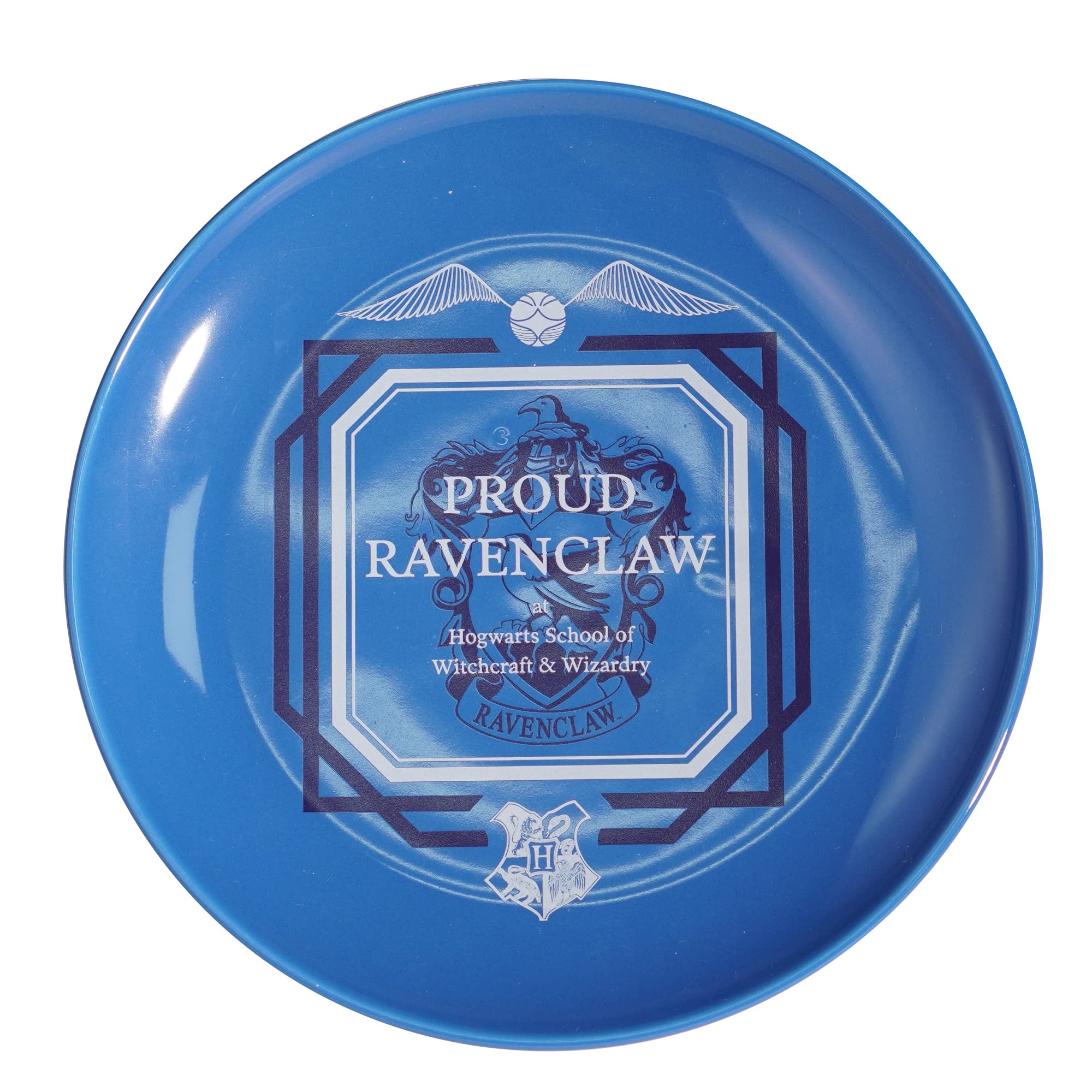 Harry Potter Half Moon Bay Ravenclaw Plate | Kids Plates & Dinner Plates | Single Plate Party Decorations Gifts for Women | Reusable Plates | Dishwasher Microwave Safe