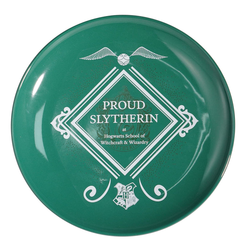 Harry Potter Half Moon Bay Slytherin Teller | Kinderteller & Speiseteller | Einzelteller Partydekorationen Geschenke für Frauen | wiederverwendbare Teller | spülmaschinenfest und mikrowellengeeignet