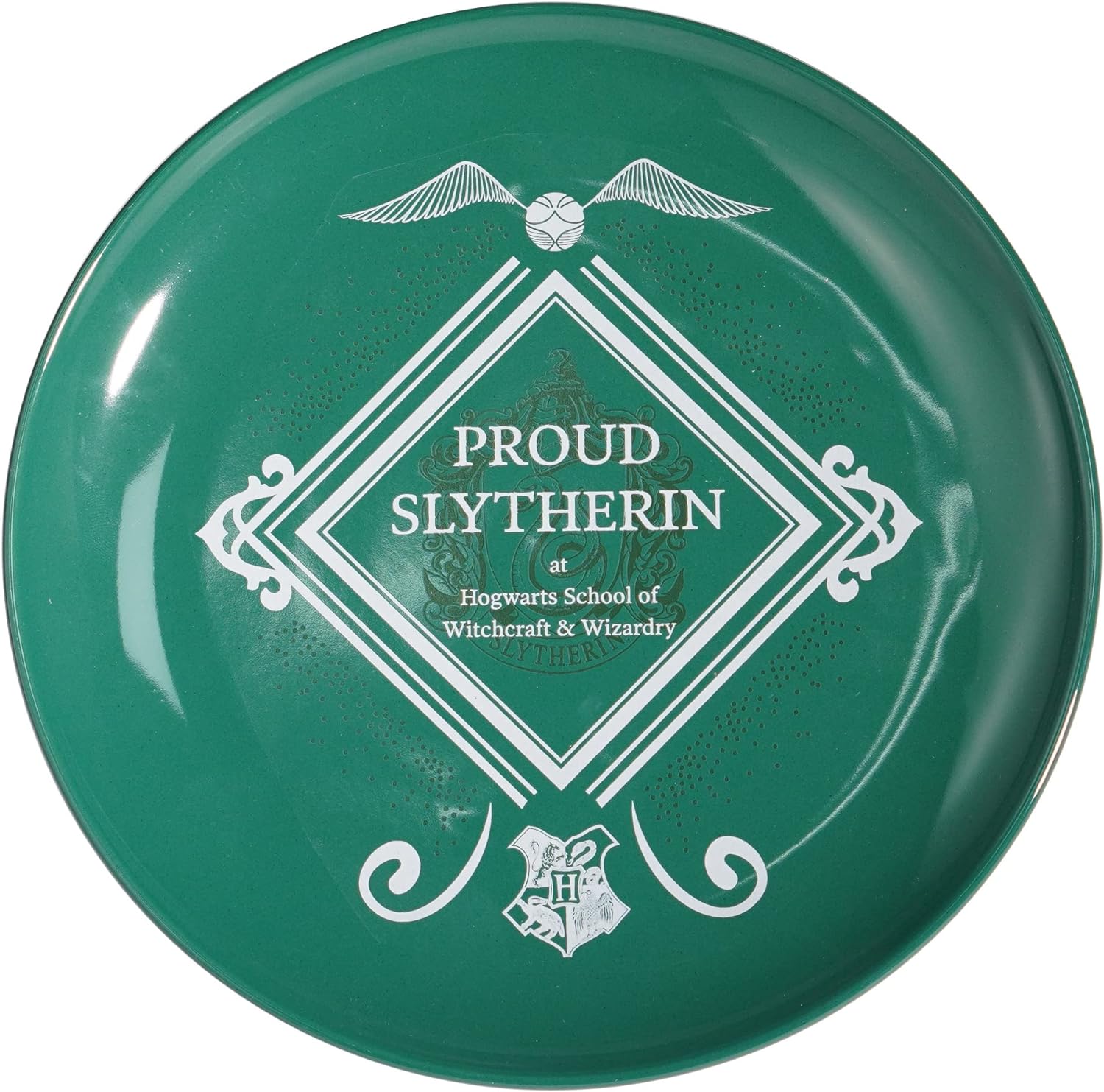 Harry Potter Half Moon Bay Slytherin Teller | Kinderteller & Speiseteller | Einzelteller Partydekorationen Geschenke für Frauen | wiederverwendbare Teller | spülmaschinenfest und mikrowellengeeignet