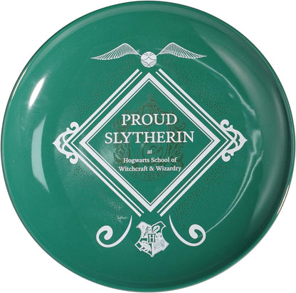 Harry Potter Half Moon Bay Slytherin Teller | Kinderteller & Speiseteller | Einzelteller Partydekorationen Geschenke für Frauen | wiederverwendbare Teller | spülmaschinenfest und mikrowellengeeignet