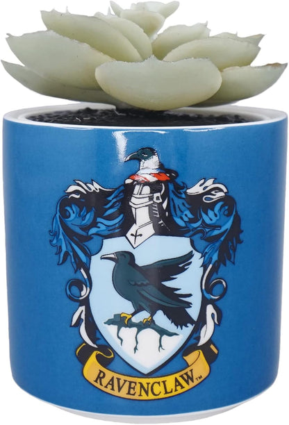 Harry Potter Half Moon Bay Indoor Plant Pot | Ceramic Plant Pot & Indoor Plant Pots | Indoor Pots for Plants | Decorative Plant Pots Indoor | Indoor Planter & Ravenclaw Gifts | Ravenclaw Plant Pot