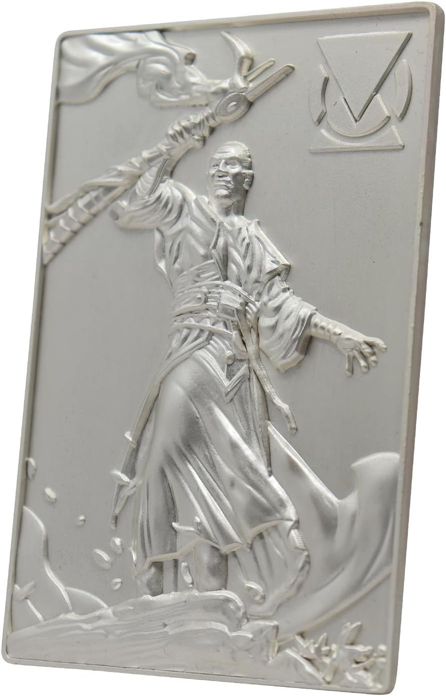FANATTIK Magic The Gathering - Teferi - Carte Plaquée Argent Collector