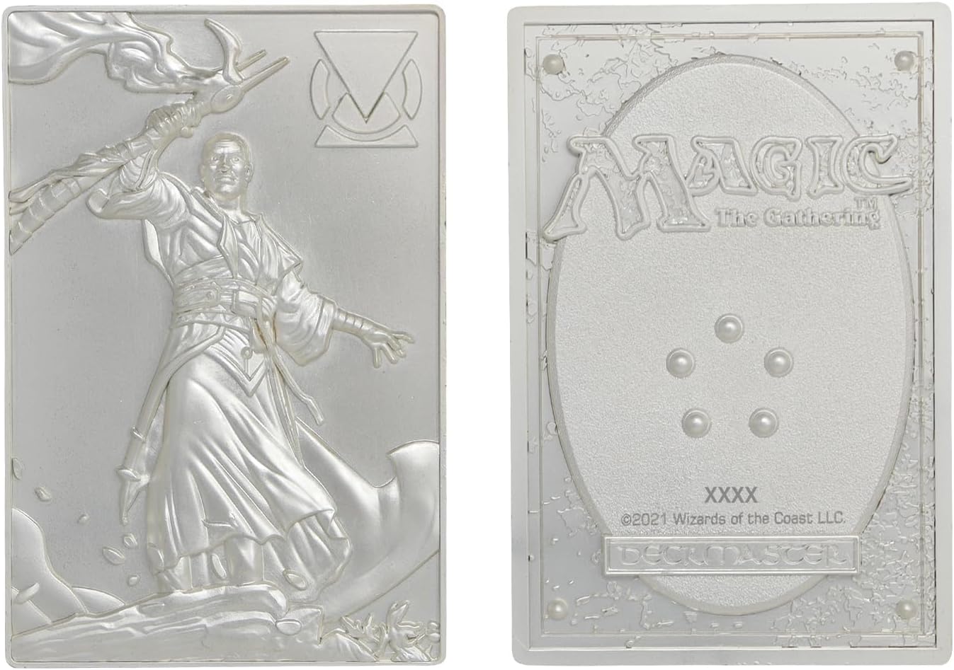 FANATTIK Magic The Gathering - Teferi - Carte Plaquée Argent Collector