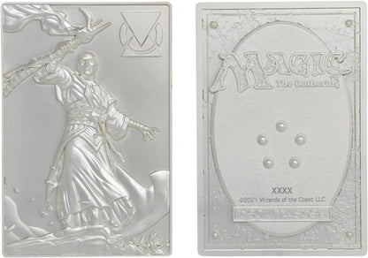 FANATTIK Magic The Gathering - Teferi - Carte Plaquée Argent Collector