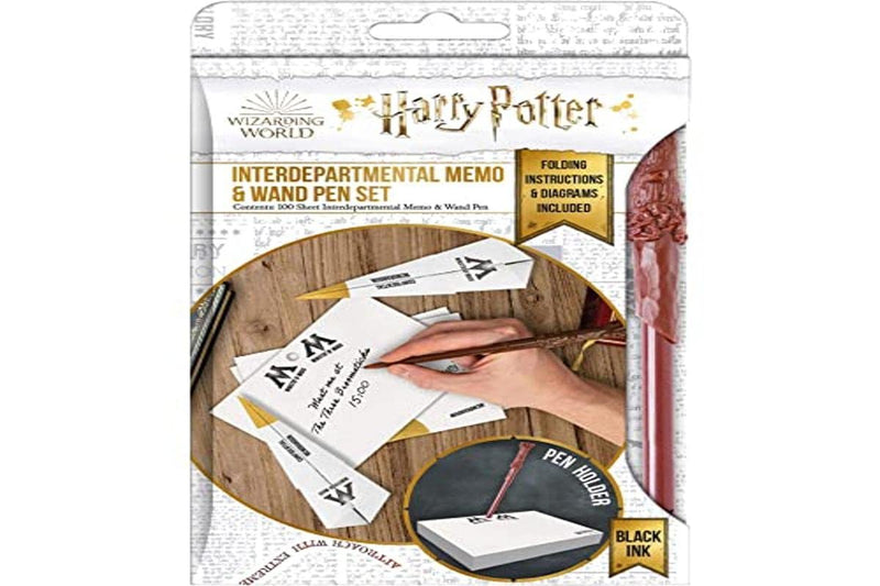 HARRY POTTER Harry Potter Interdepartmental Memo and Wand Set