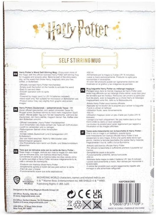 Harry Potter HAPOMAGMG Self Stirring Mug, Metal, 450mililiters