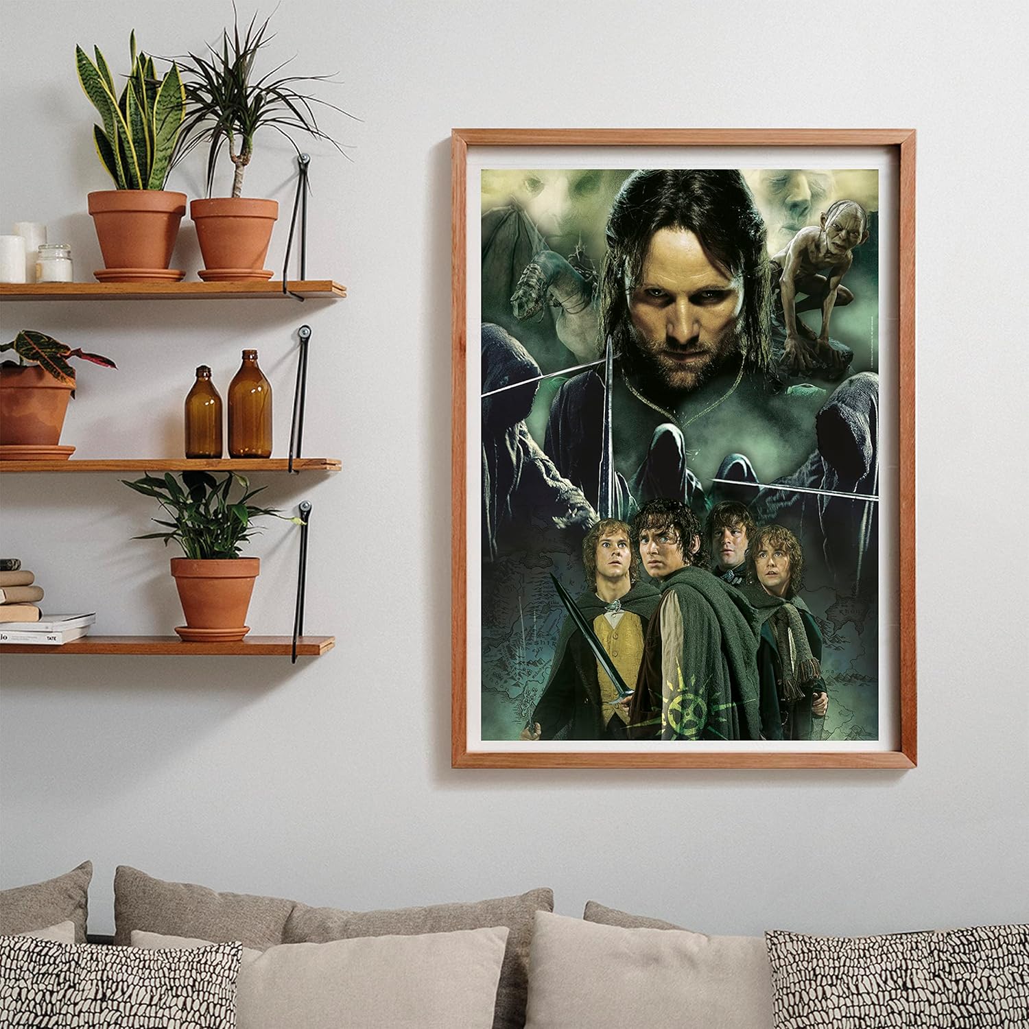 Clementoni 39738 Lord Of The Rings 1000 Pieces, Jigsaw Puzzle For Adults-Made In Italy, multi-coloured