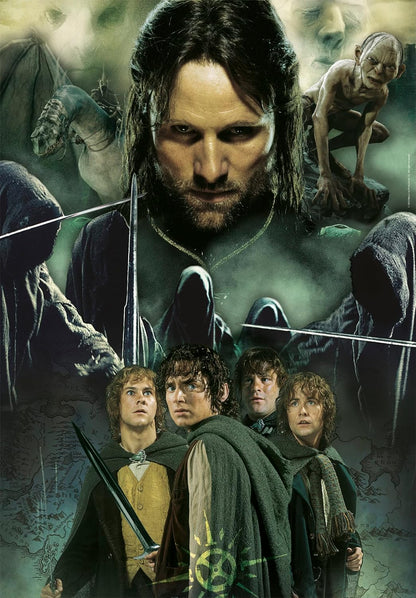 Clementoni 39738 Lord Of The Rings 1000 Pieces, Jigsaw Puzzle For Adults-Made In Italy, multi-coloured