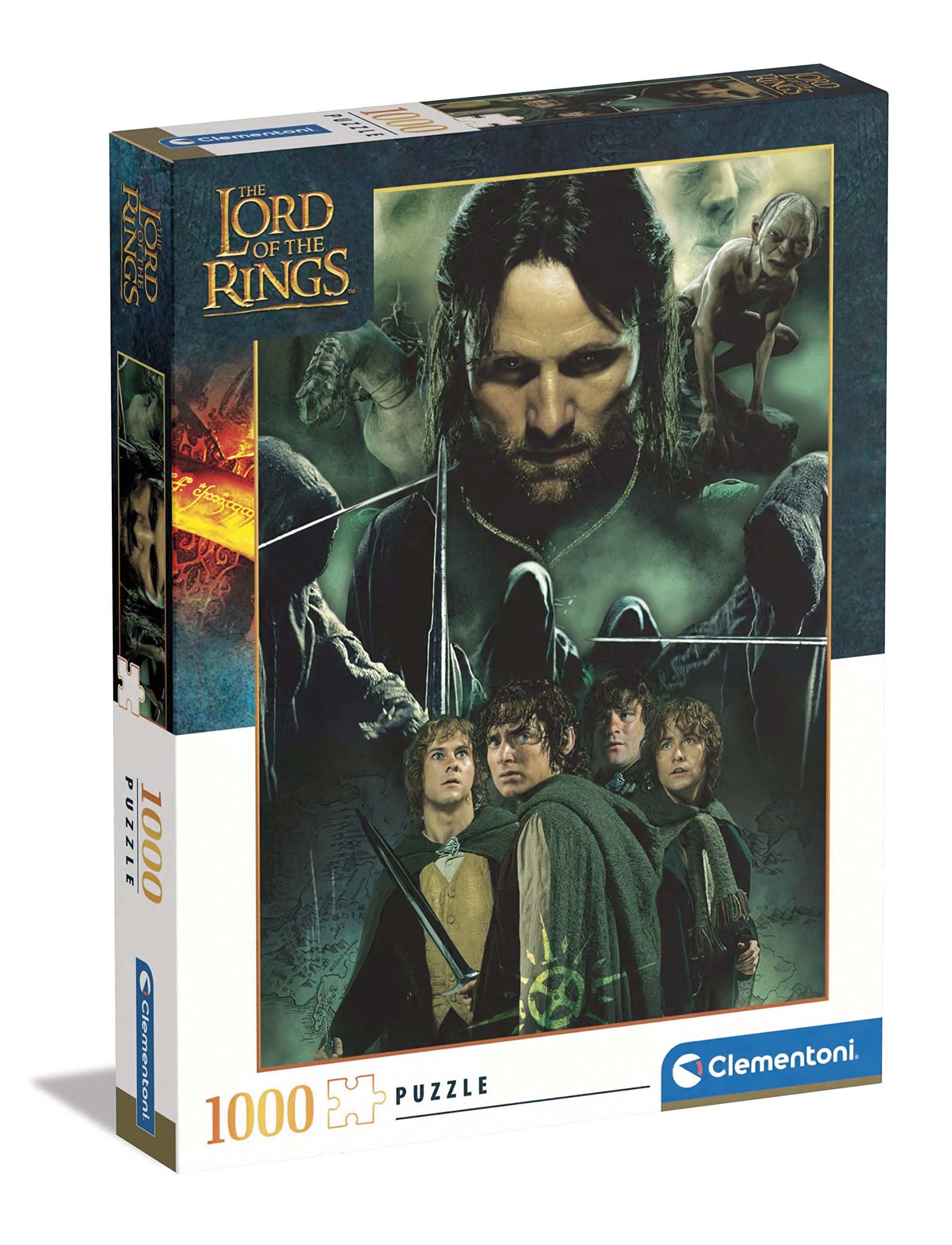 Clementoni 39738 Lord Of The Rings 1000 Pieces, Jigsaw Puzzle For Adults-Made In Italy, multi-coloured