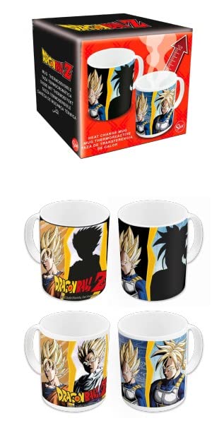 Stor DBZ Heat Change - Ceramic Mug - Son Gohan - Son Goku - Trunks - Vegeta