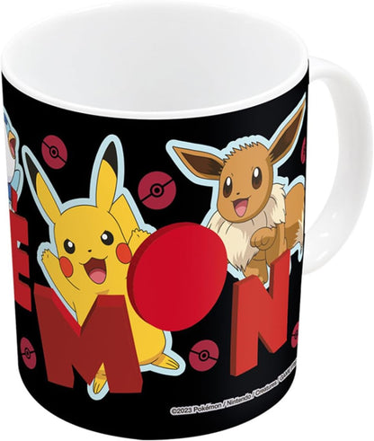 Stor Pokémon Heat Change Mug Coffee Thermoréactif – Ceramique – Pikatchu – Evoli – Tiplouf – Tortank