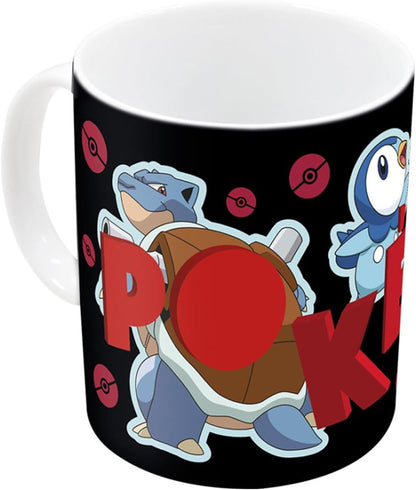Stor Pokémon Heat Change Mug Coffee Thermoréactif – Ceramique – Pikatchu – Evoli – Tiplouf – Tortank
