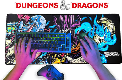 Drachen und Dungeons-Mauspad, Gaming-Pad, XXL-Mauspad/XXL-Pad, mehrfarbig, offizielles Produkt (CyP Brands)
