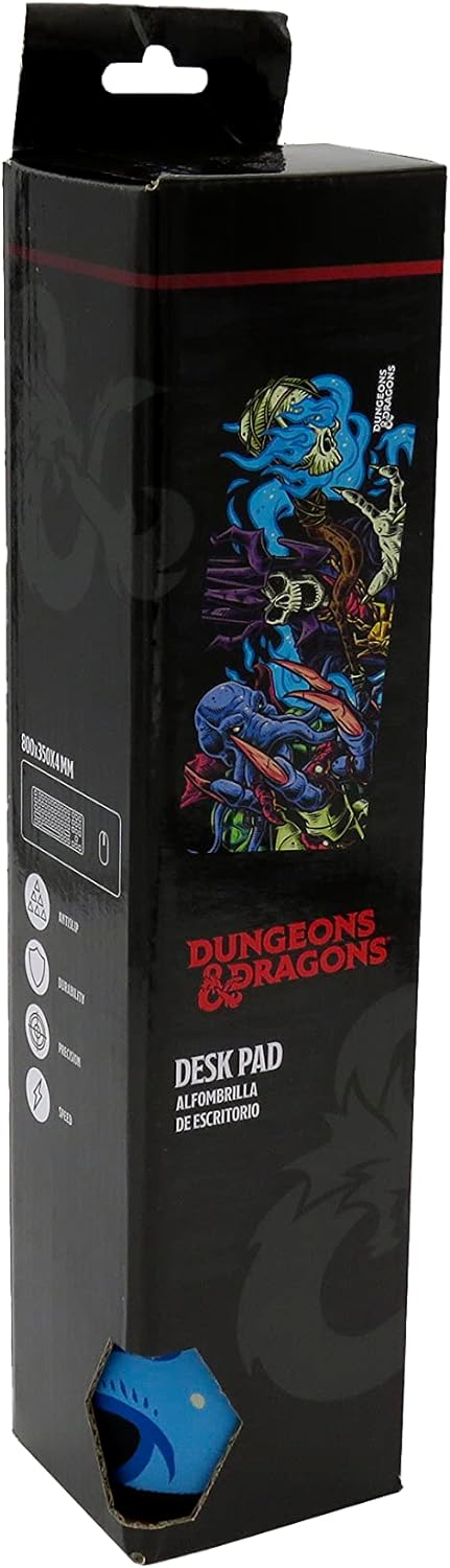 Drachen und Dungeons-Mauspad, Gaming-Pad, XXL-Mauspad/XXL-Pad, mehrfarbig, offizielles Produkt (CyP Brands)