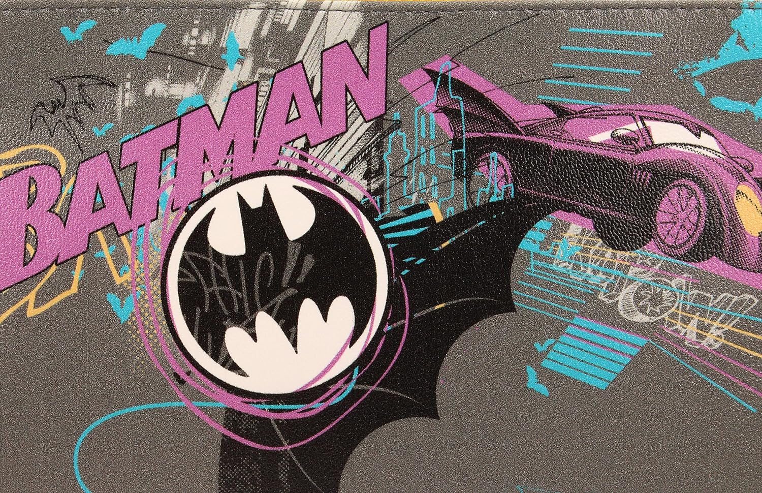 Rechteckiges Federmäppchen Batman Graffiti DC