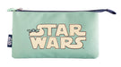 Grupo Erik Mäppchen The Mandalorian Child Baby Yoda Grogu Federmappe 3fach - Stift Etui Schule - Federmäppchen Mädchen Schlampermäppchen Jungen Federtasche 3 fächer Star Wars Fanartikel Grün