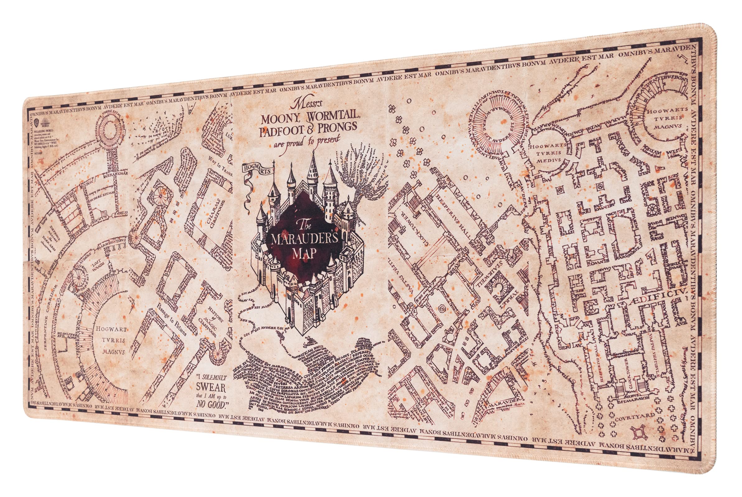 Grupo MGGE022 Erik - XL Mauspad Harry Potter Karte des Rumtreibers - Gaming Mouspad Harry Potter Fanartikel - Mauspad mit Motiv & Erik Wochenplaner - Terminplaner Harry Potter - A3 ohne festes Datum