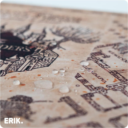Grupo MGGE022 Erik - XL Mauspad Harry Potter Karte des Rumtreibers - Gaming Mouspad Harry Potter Fanartikel - Mauspad mit Motiv & Erik Wochenplaner - Terminplaner Harry Potter - A3 ohne festes Datum