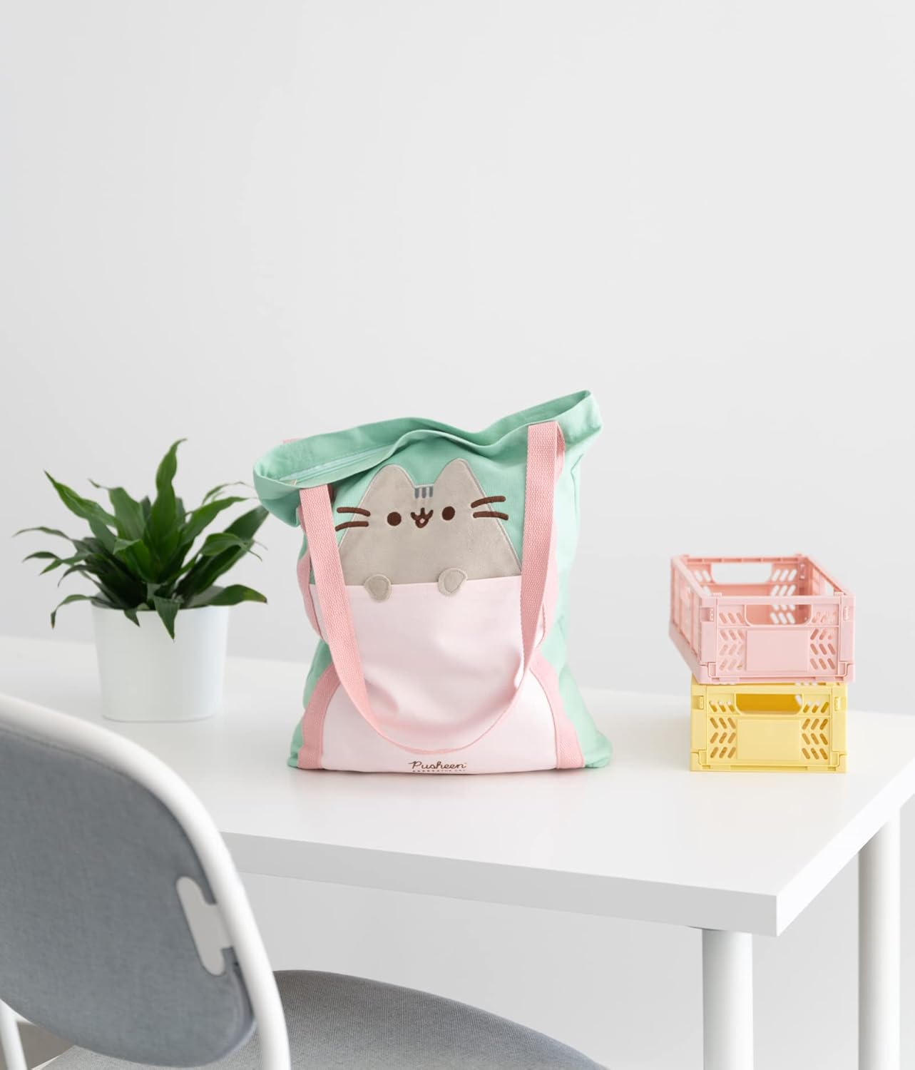 Grupo Erik Premium Cotton Tote Bag - Cotton Shopping Bag - 42x37 cm / 16.5x14.5 inches / 15.5 L - Canvas Bag - Cotton Bag - Cute Tote Bag - Gift Bag - Cute Gifts
