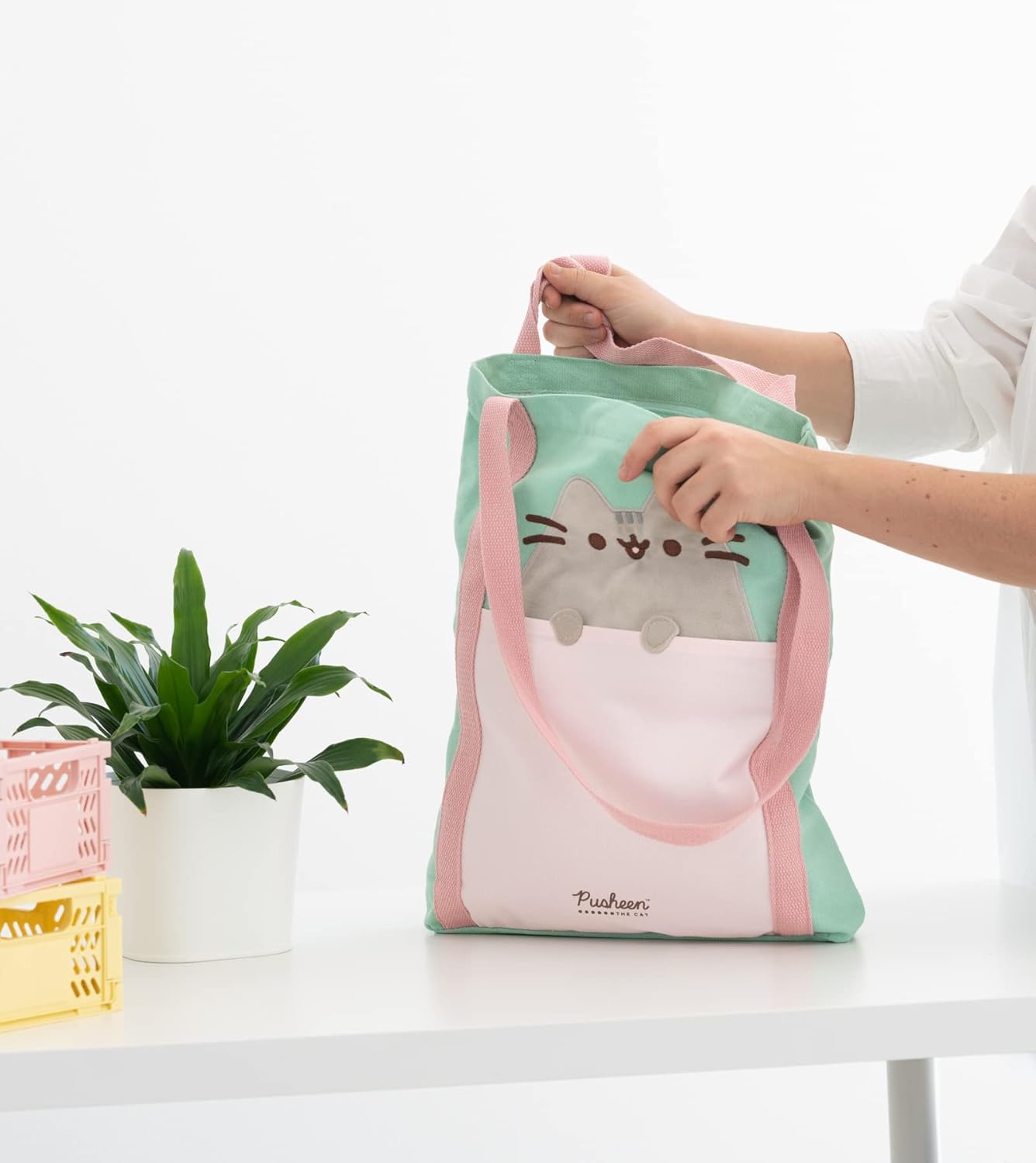 Grupo Erik Premium Cotton Tote Bag - Cotton Shopping Bag - 42x37 cm / 16.5x14.5 inches / 15.5 L - Canvas Bag - Cotton Bag - Cute Tote Bag - Gift Bag - Cute Gifts