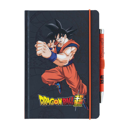 Grupo Erik Taccuino A5 Dragon Ball Manga e Penna - Quaderno Appunti Bullet Journal Puntinato con Penna Proiettore a Pile, Copertina Rigida | Diario Personale: Anime Gadget (192 Pagine