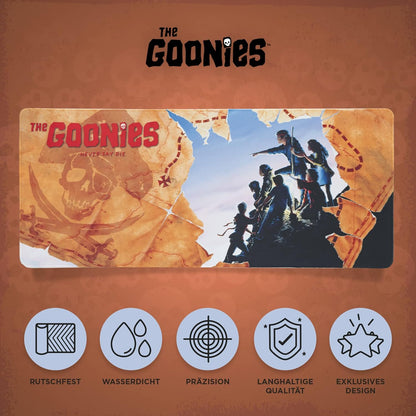 Grupo Erik The Goonies XXL Mouse Mat - Desk Pad - 31.5" x 13.78" Non-Slip Rubber Base Mouse Pad, Gaming Mouse Pad, Keyboard Mouse Mat - Goonies Merchandise