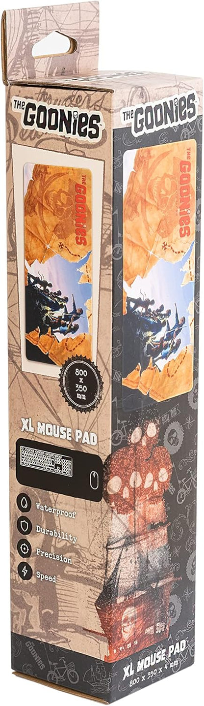 Grupo Erik The Goonies XXL Mouse Mat - Desk Pad - 31.5" x 13.78" Non-Slip Rubber Base Mouse Pad, Gaming Mouse Pad, Keyboard Mouse Mat - Goonies Merchandise