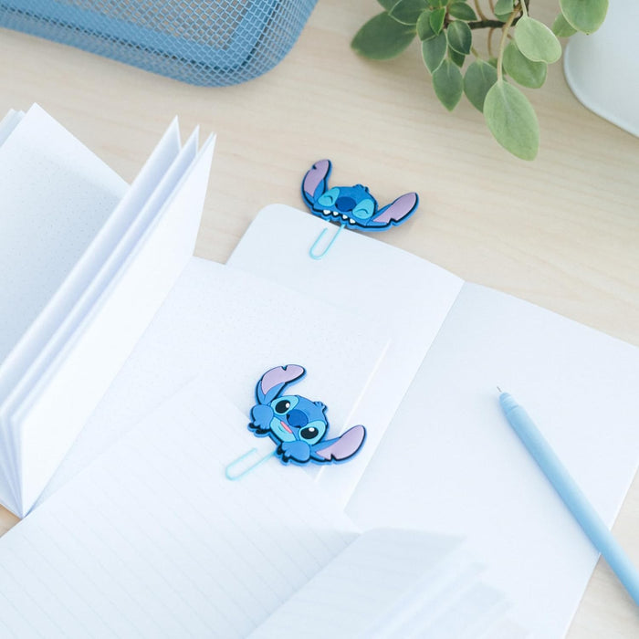 Grupo Erik Disney Stitch Stationery Set | Disney Pencil Case With A6 Notebooks, Highlighter Set, Sticky Notes, Paper Clips | Stitch Gifts | Stitch Disney Gifts | Stitch Stationery
