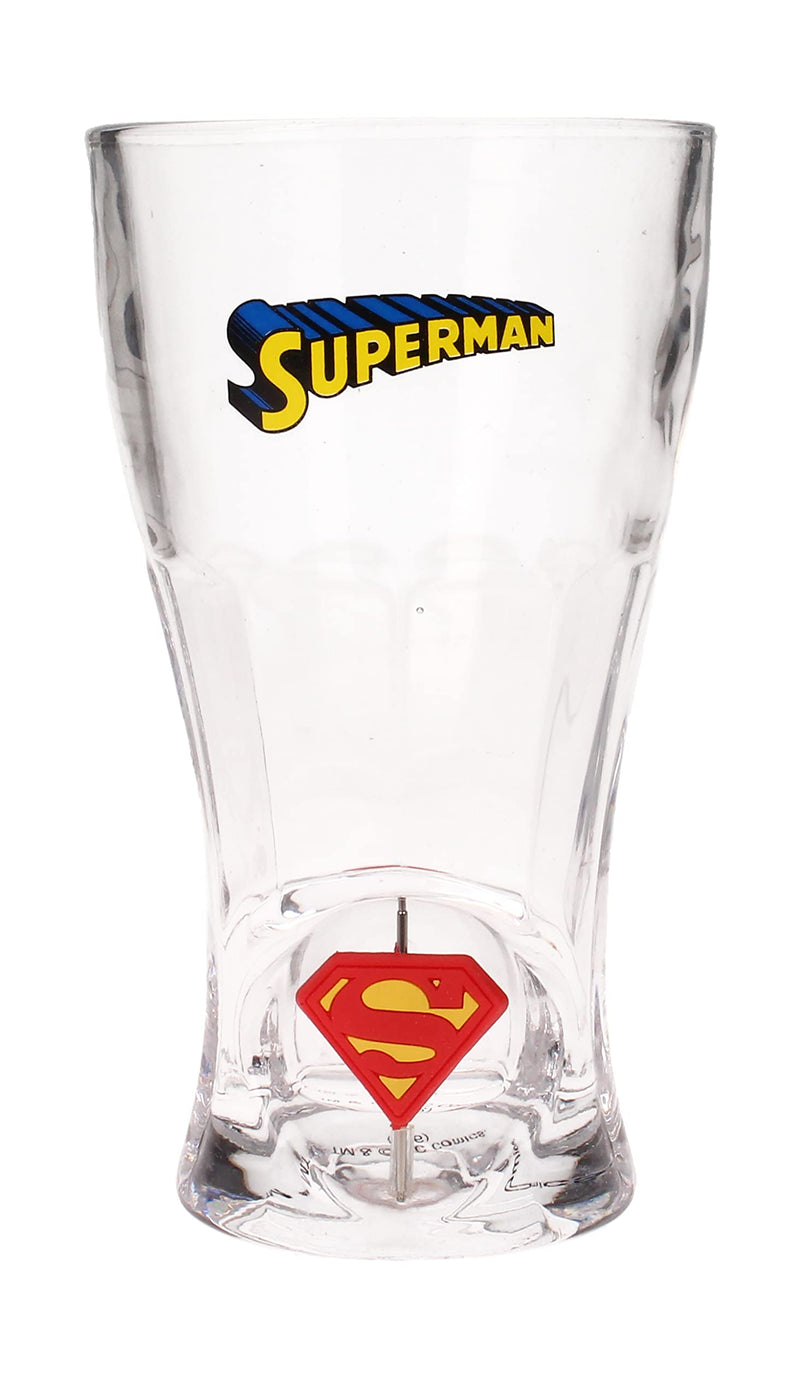 DC - Superman Rotating Logo - Glass 9x17x9cm