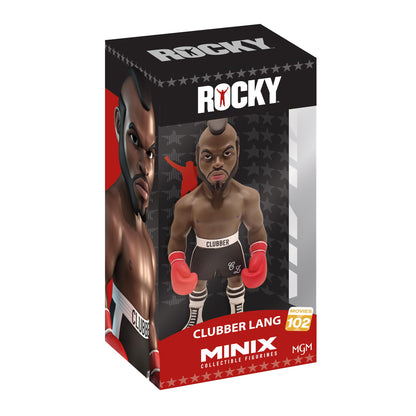 Bandai Minix Clubber Lang Model | Collectable Clubber Lang Figure From The Rocky Movie | Bandai Minix Rocky Toys Range | Collect Your Favourite Rocky Figures From The Movies| 80s Rocky Merchandise