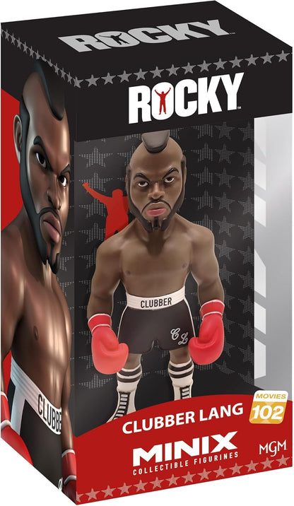 Bandai Minix Clubber Lang Model | Collectable Clubber Lang Figure From The Rocky Movie | Bandai Minix Rocky Toys Range | Collect Your Favourite Rocky Figures From The Movies| 80s Rocky Merchandise