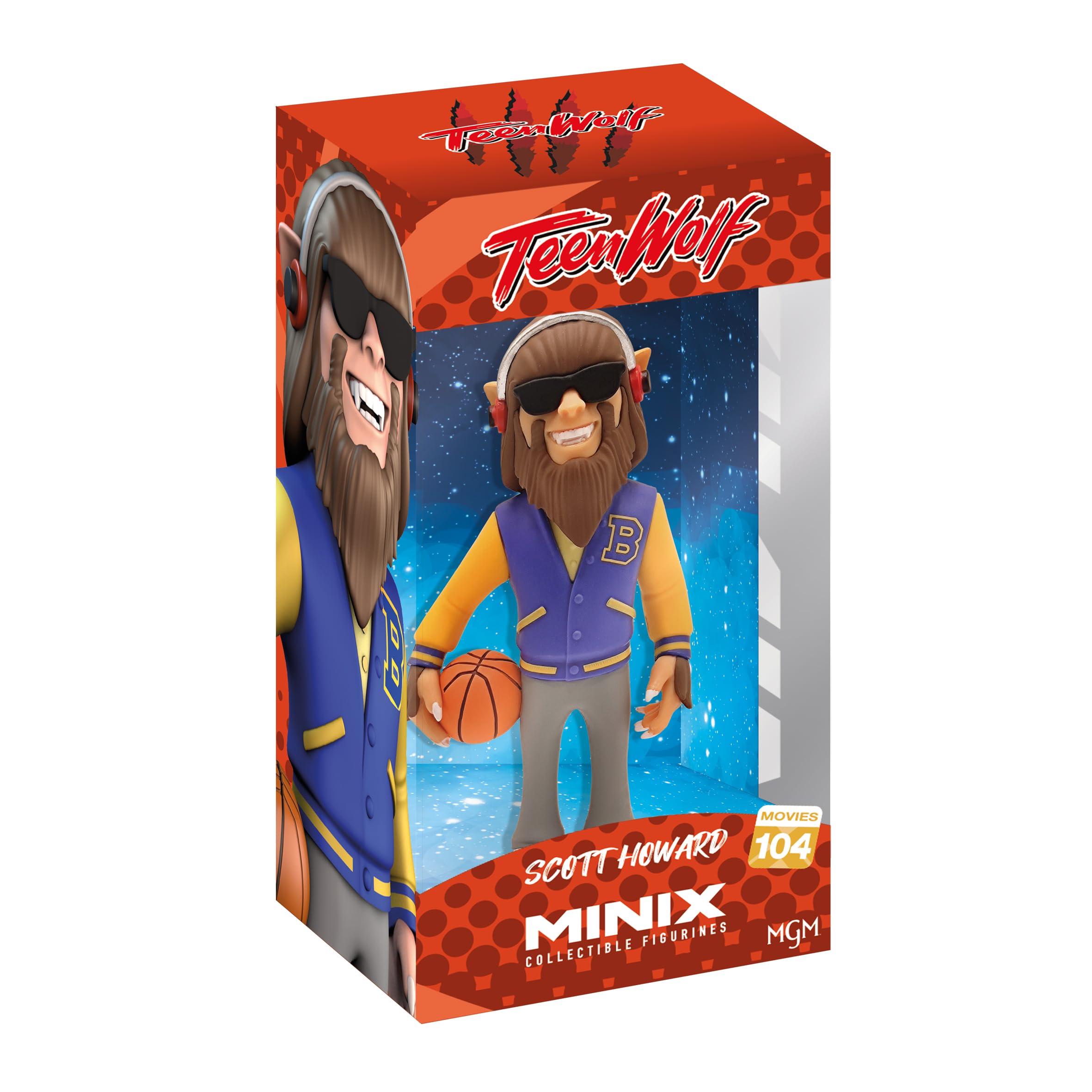 MINIX Collectible Figurines, TEENWOLF - Michael J Fox/Scott Howard, 12 cm Sammelfigur, Ab 17+ Jahren, Deutsch